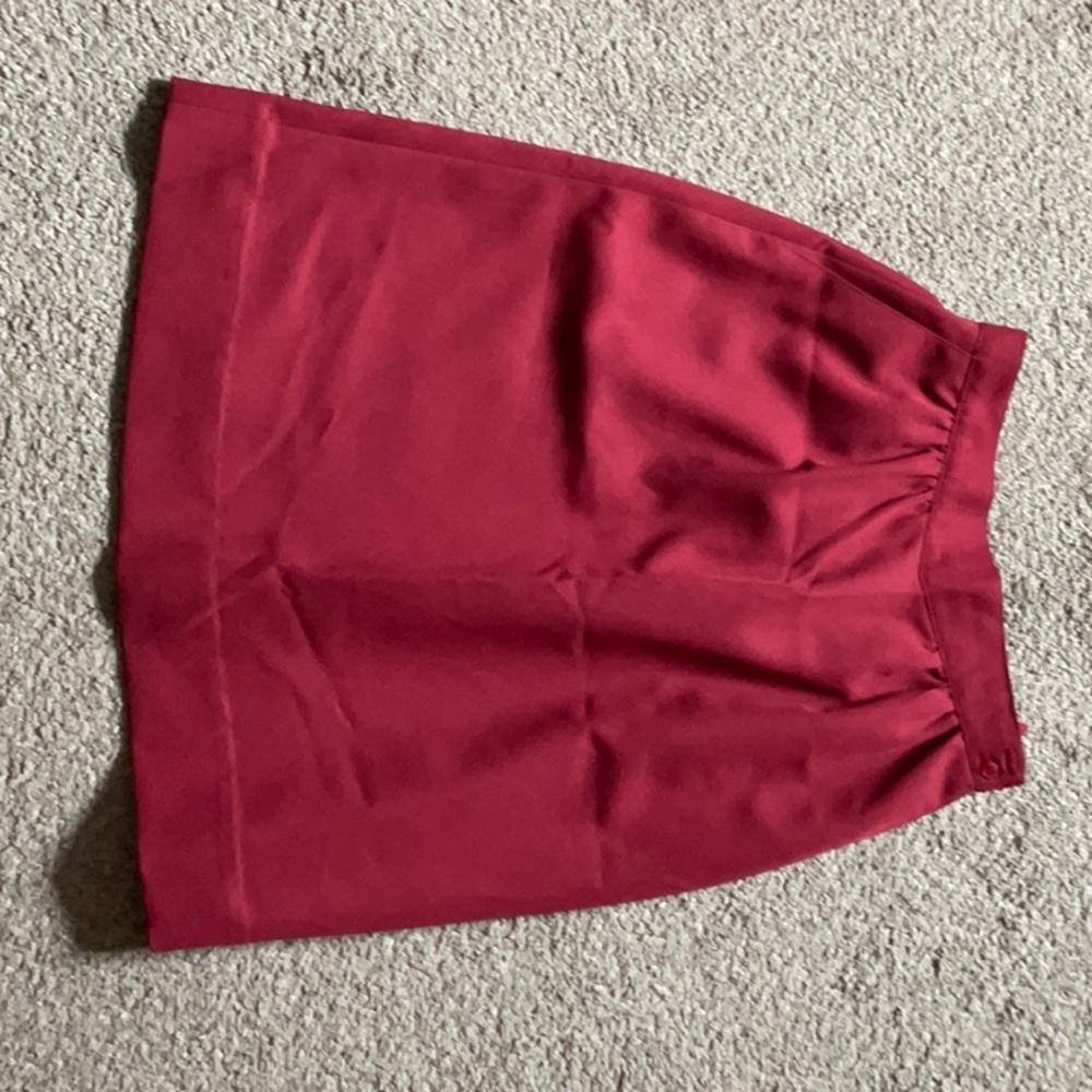 Chic Red Skirt